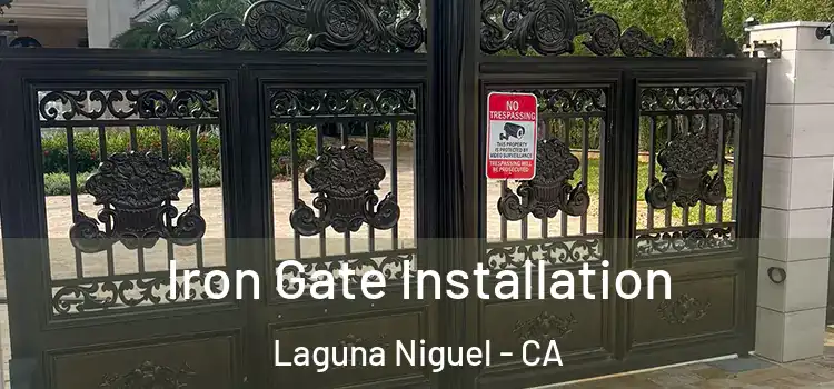  Iron Gate Installation Laguna Niguel - CA